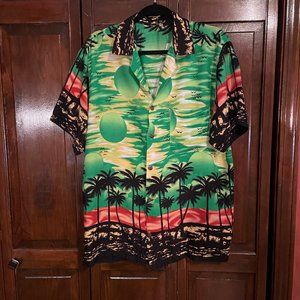 Men's Tropical Shirt, Size XL
